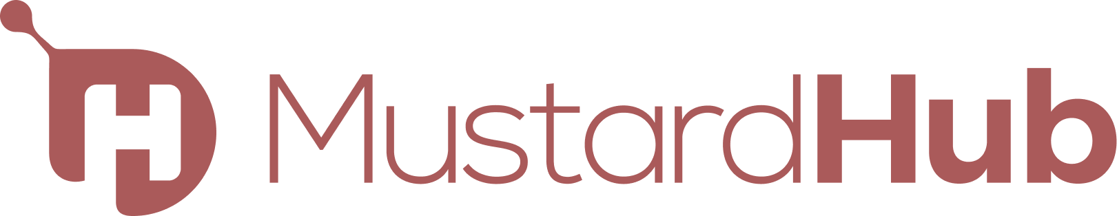 Horizontal MustardHub logo
